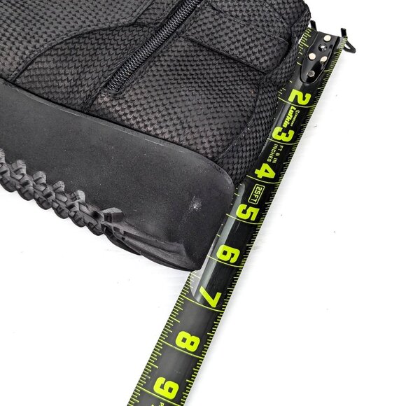 Jeffrey Campbell Women Black Leather Platform Buckle Zip Ankle Boots sz 9.5 - Picture 6 of 7